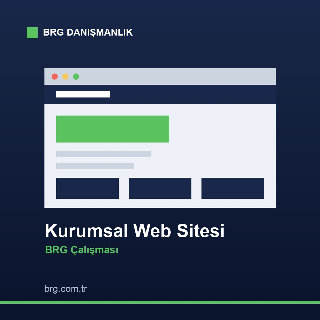 Kurumsal web sitesi tasarımı çalışması