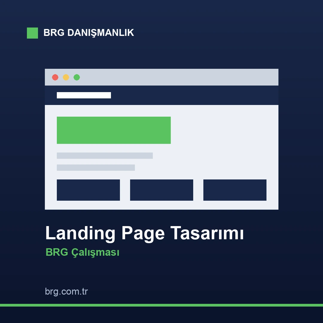 Landing page tasarımı çalışması