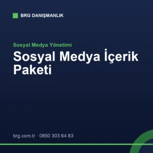 Sosyal Medya İçerik Paketi - BRG Danışmanlık